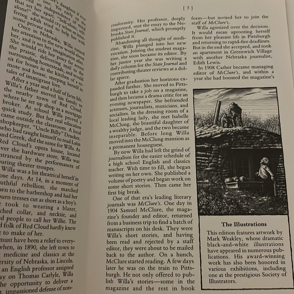 O Pioneers! Willa Cather Hardcover Book EUC 1990 Readers Digest Edition - Picture 3 of 9